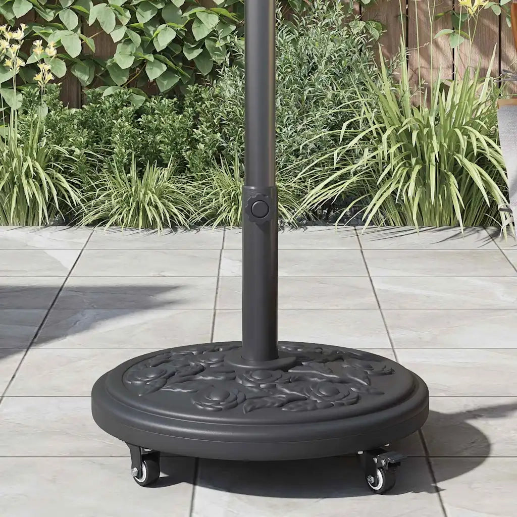 Base per ombrellone Art déco Nero Ø 45 x 39,5 cm Ferro 42002564