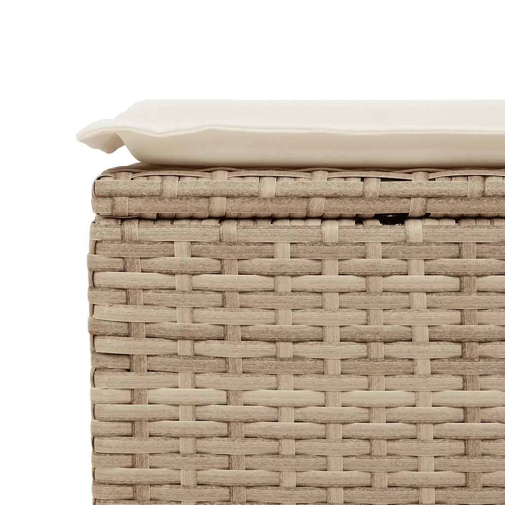 Set Divano da Giardino 6 pz con Cuscini Beige in Polyrattan 3327250