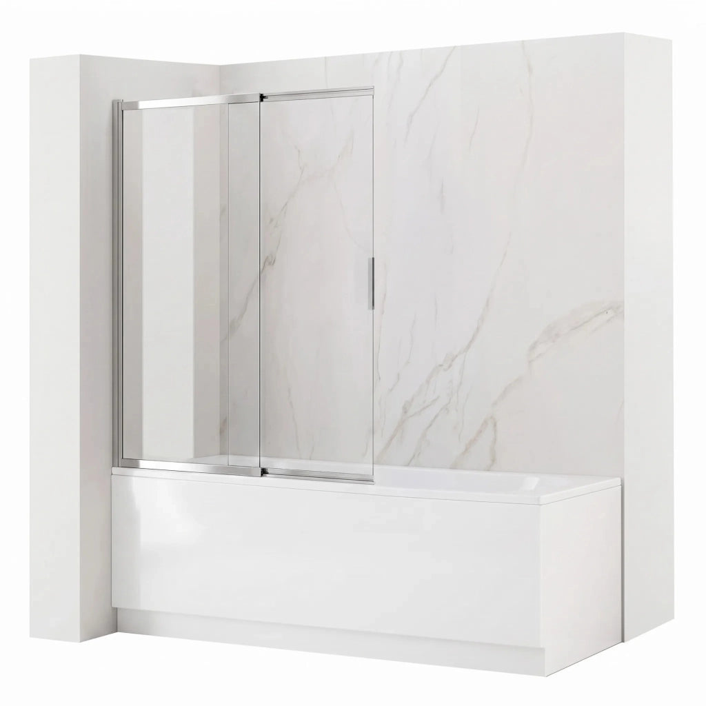 Schermo Vasca Scorrevole Rea Dario Chrome 80