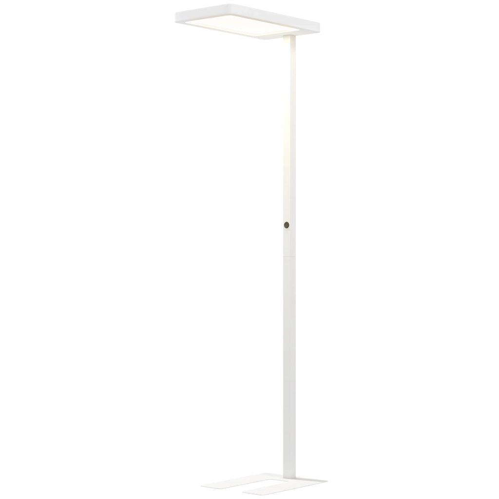 Lampada da Terra LED Dimmerabile - Xylo - Bianco 60x32x196cm con Telecomando