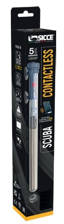 Sicce Scuba Contactless 200w - riscaldatore con tecnologia Wireless NFC