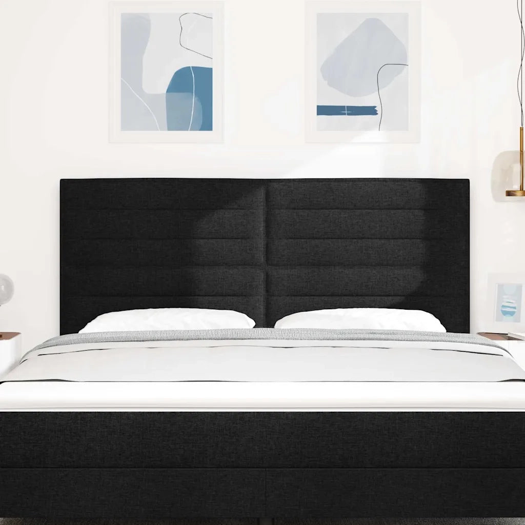 Testiera | Testata Nero 180 cm Tessuto