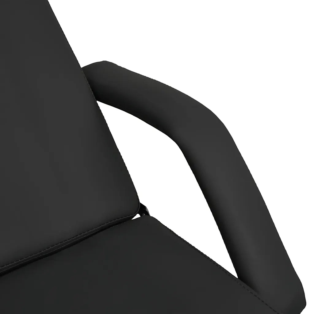 Lettino da Massaggio Nero 180x62x(86,5-118) cm 110262