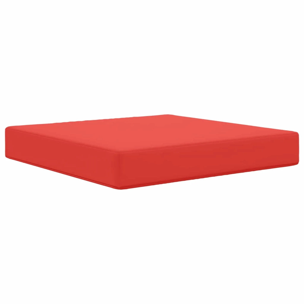 Cuscino per sedie | Cuscino per divano da esterno Rosso 60 x 60 x 8 cm Poliestere