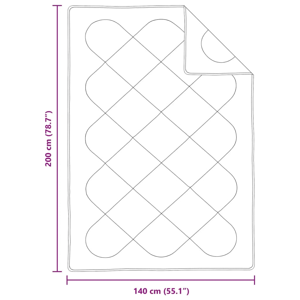 Set di Piumoni con cuscino 2 pz | Duvet Bianco Microfibra