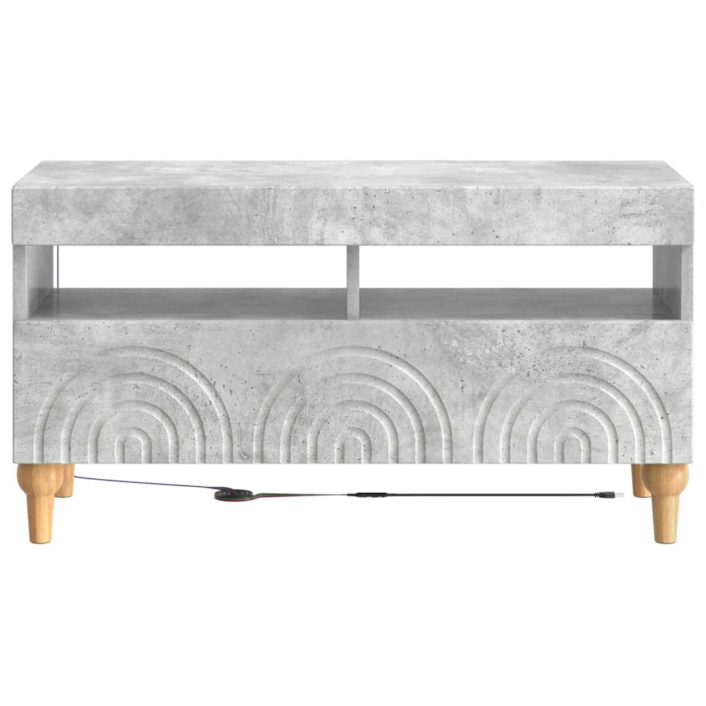 Mobile TV LED ALKMAAR 81 x 35 x 43 cm Grigio Cemento 896338