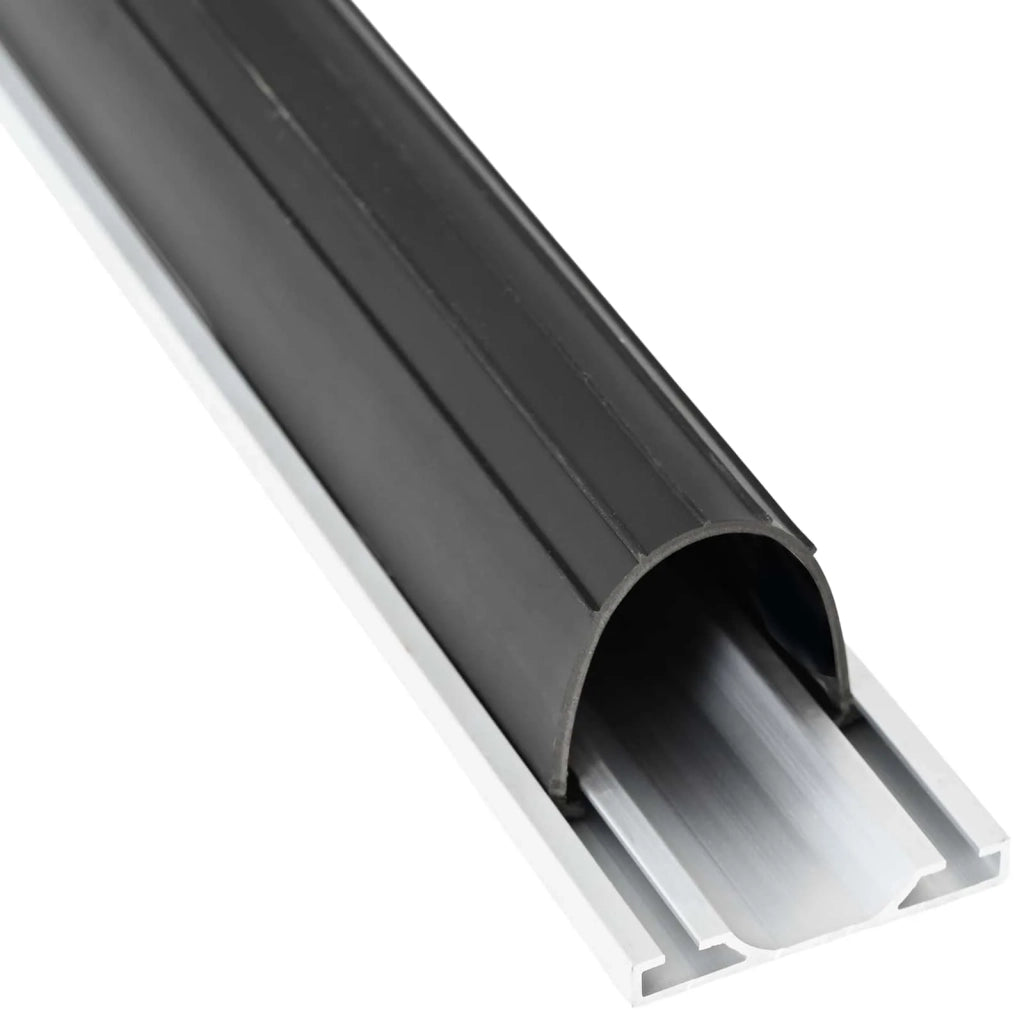 Sigillo Porta Garage Nero 70 x 6 mm 4,5 m PVC 42038312