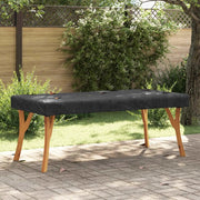 Copertura Tavolo Tinta unita Nero 182 x 92 x 15 cm Tessuto 4106107