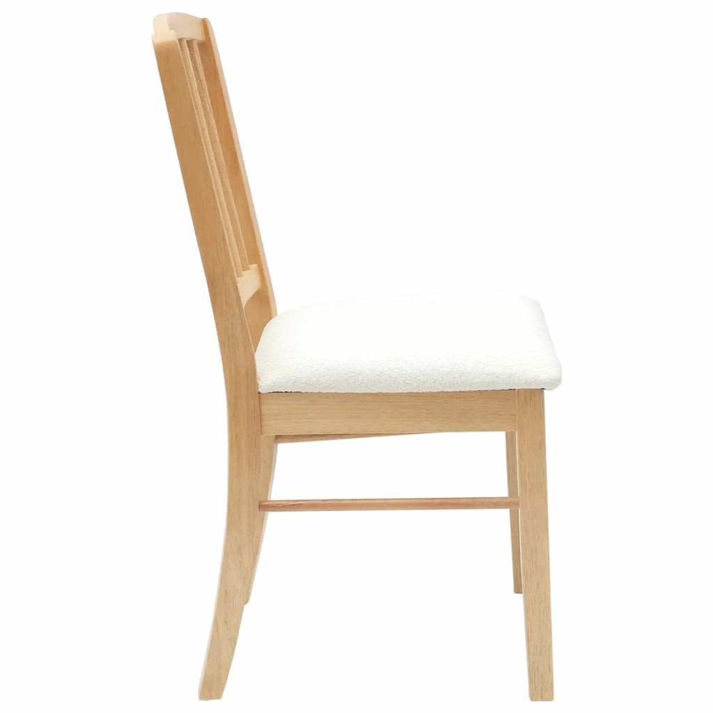 Sedie da pranzo 2 pcs Naturale 50 x 52,5 x 91 cm 42020455