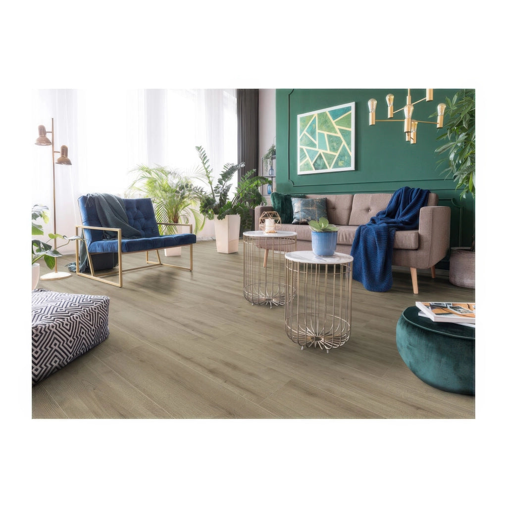 Parquet Laminato 8 mm Idrofugo Rovere Titanio AC5 Confezione da 2,131 mq