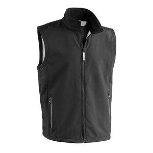 GILET PONENTE SOFTSHELL NERO/SILVER TG. XL- SOTTOZERO- 1,0 pz
