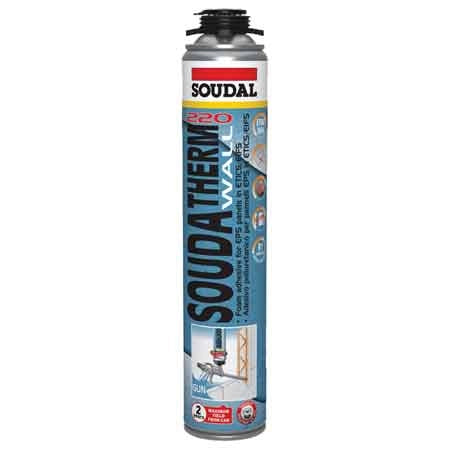 ADESIVO POLIURETANICO 'SOUDATHERM WALL' SOUDAL 750 ml - Pistola - SOUDAL
