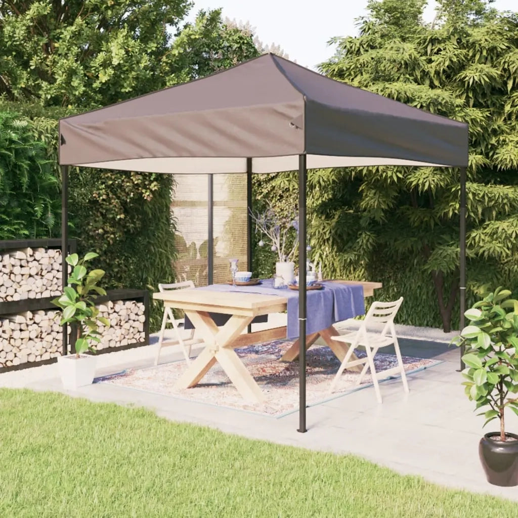 Tenda per Feste Pieghevole Tortora 3x3 m 93519