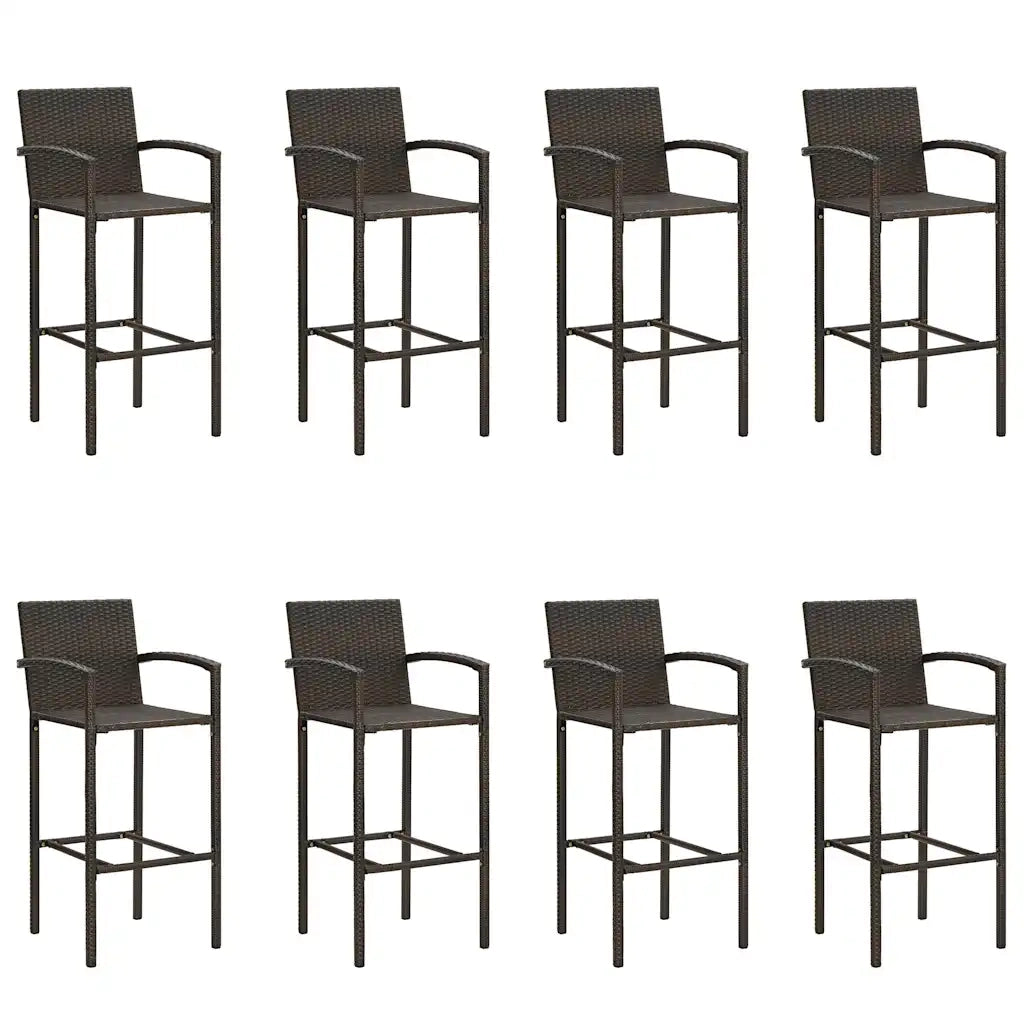 Set Bar da Giardino 9 pz Marrone 3068019