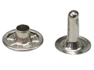 RIVETTI TUBOLARI- - 036 testa ø mm.11 - 1000 pezzi
