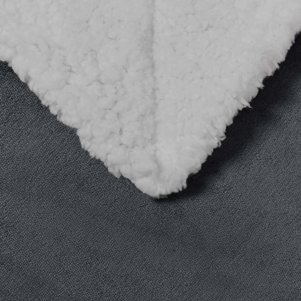 Coperta Grigio scuro 240 x 270 cm Panno 42016984