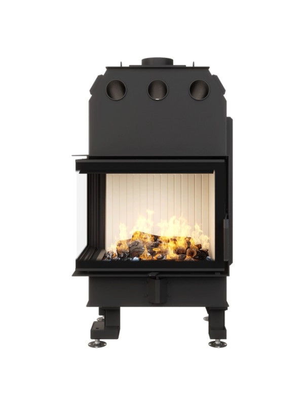 Caminetto ad angolo Inserto Apertura sinistra Energy 65x50x47 (14,5 kW) ECO