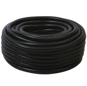 Tubo corrugato guaina cavi elettrici pieghevole pvc autoestinguente nero *** diametro 20 millimetri, lunghezza metri ...