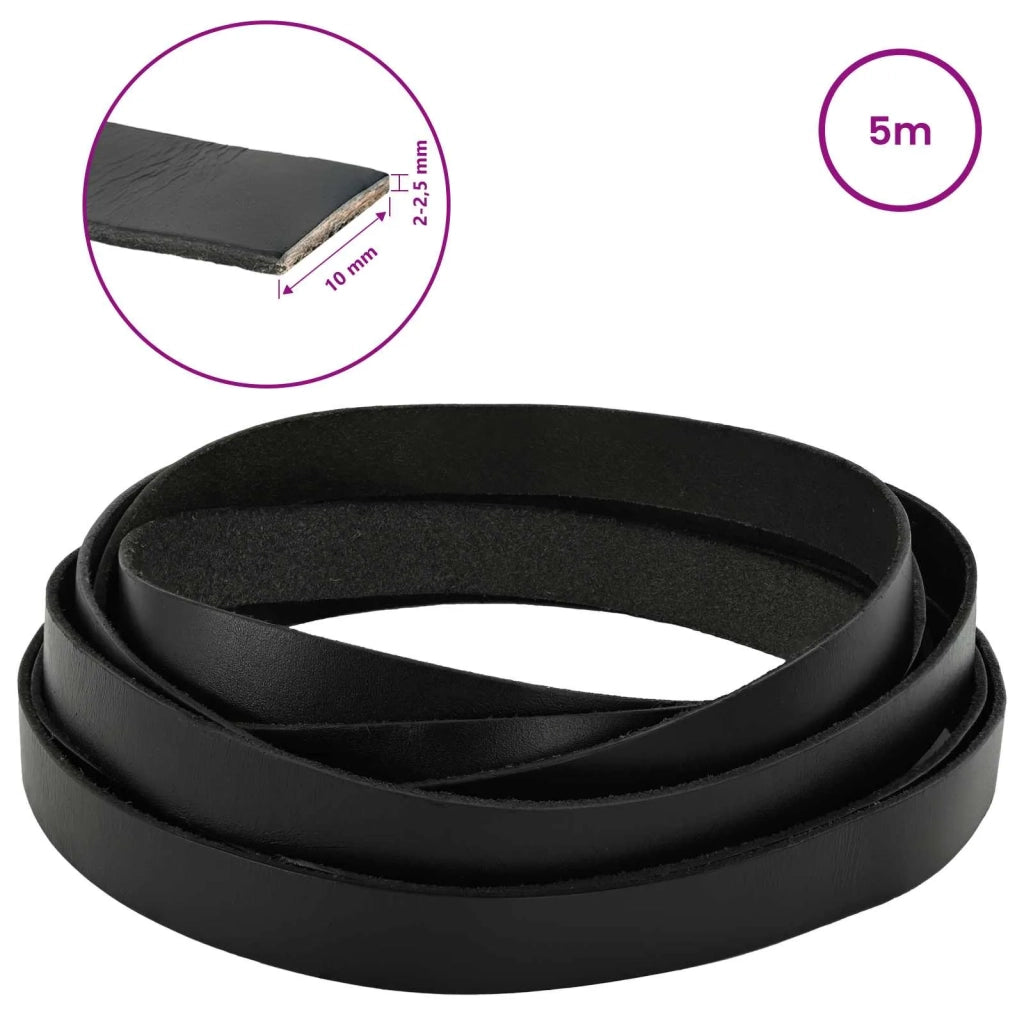 Cinturino in pelle Nero 500 x 1 cm Pelle 42034143