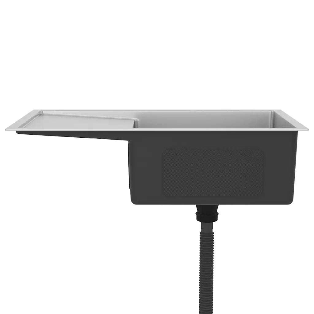 Lavello da Cucina Lavorato a Mano in Acciaio Inox 51520