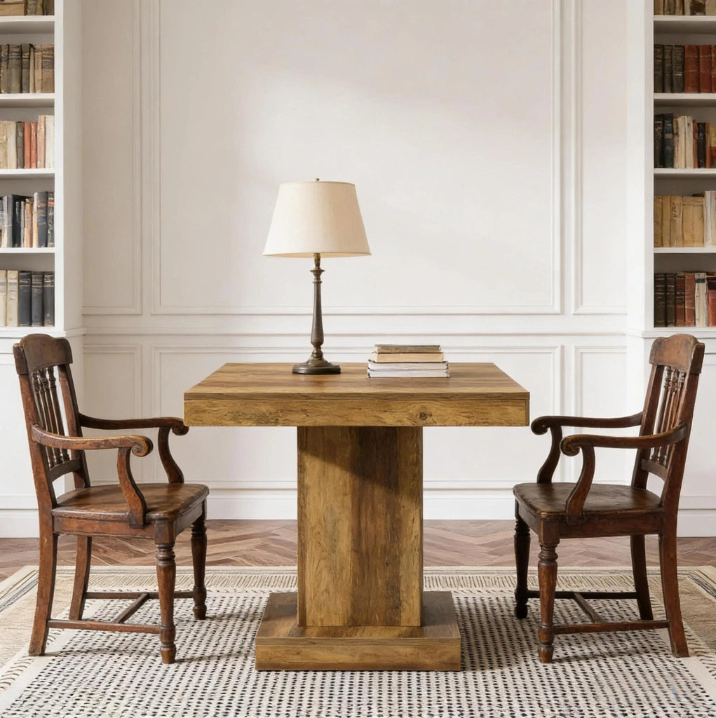 TAVOLO Quadrato 80x80x75 cm in MDF Marrone