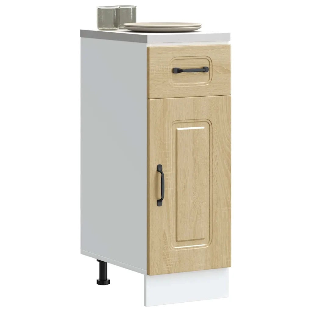 Armoire de cuisine Kalmar chêne sonoma bois d'ingénierie