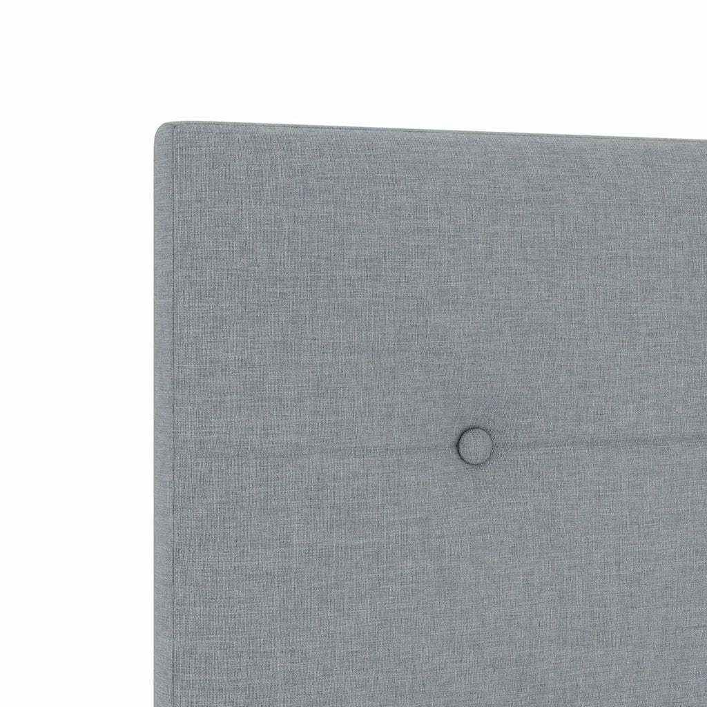 Letto matrimoniale | Letto per adulti | Struttura del letto Grigio chiaro 140 x 190 cm Tessuto