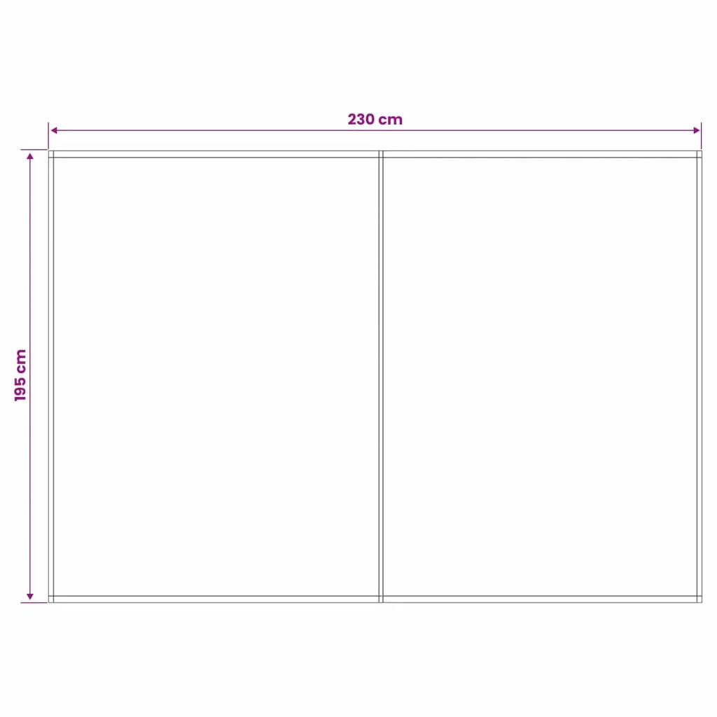 Telo di ricambio per tenda da sole Blu e Bianco 250 x 200 cm 3444177