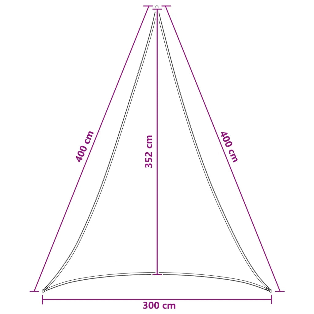 Telo Ombra 3 x 4 x 4 m HDPE 42032848