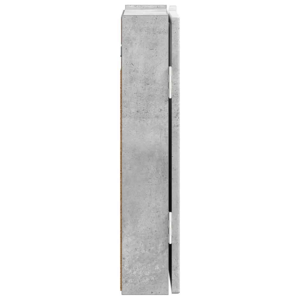 Armadio per Dartboard ARNHEM Grigio Cemento 896668