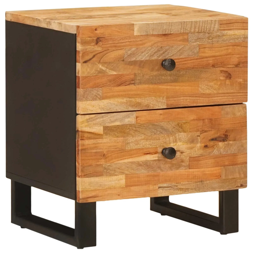Armadio da Notte con cassetto 2 pcs Marrone 40 x 33 x 46 cm 4018295