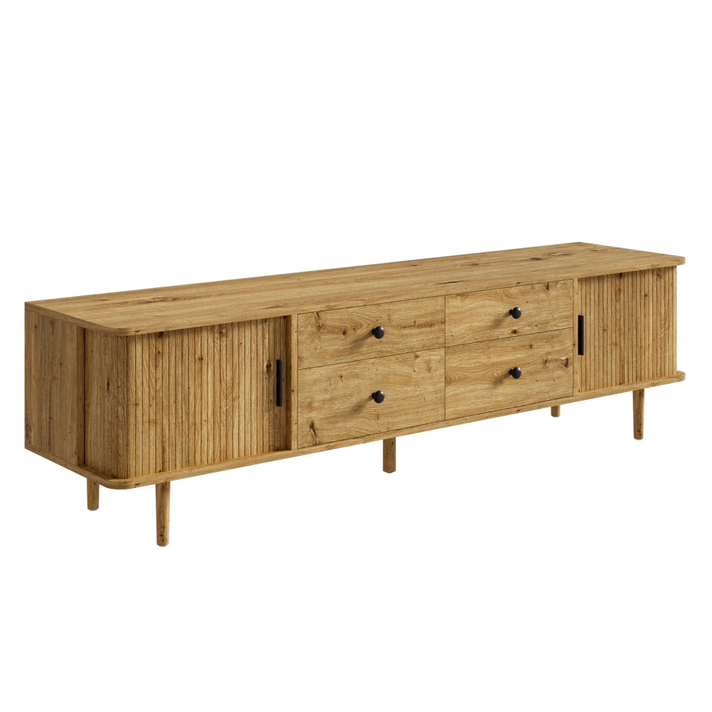 Mobile TV 165 cm in MDF effetto legno