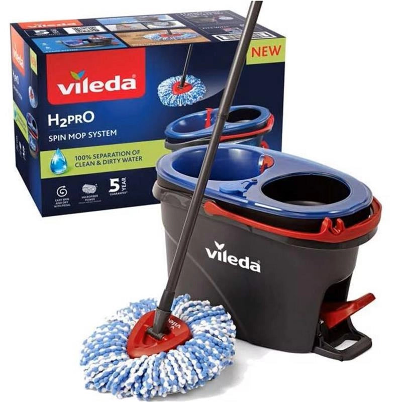 VILEDA SISTEMA LAVAPAVIMENTI H2PRO SPIN MOP SYSTEM