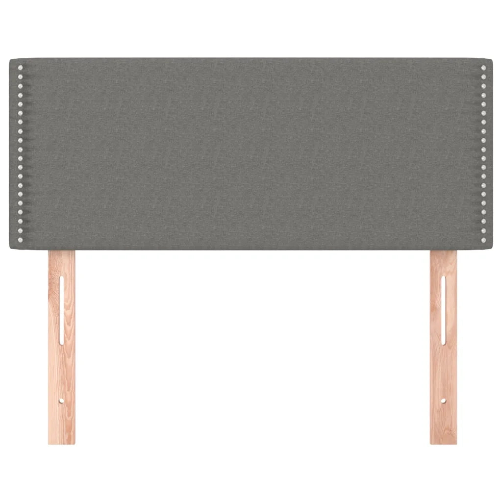 Testiera | Testata Grigio Scuro 90x5x78/88 cm in Tessuto