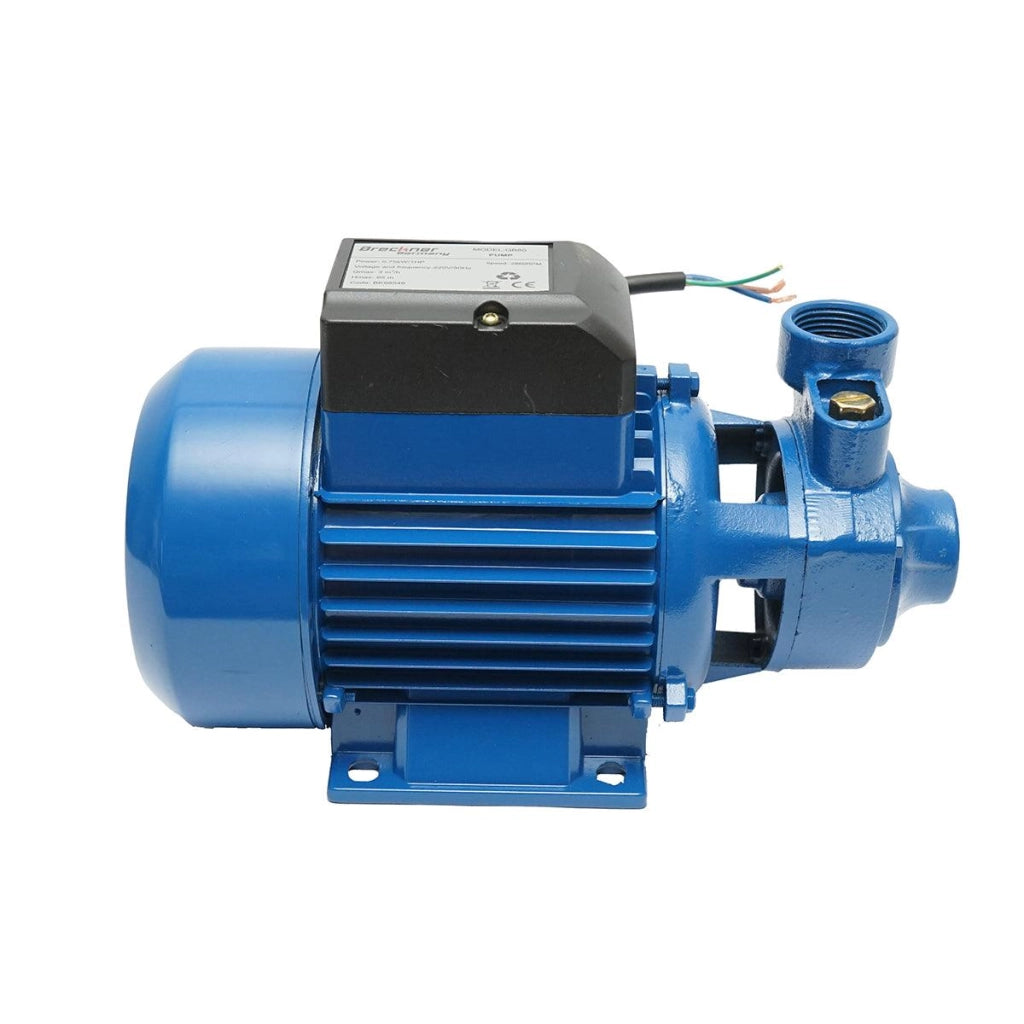 Elettropompa Periferica Breckner Germany Pompa acqua di superficie QB80, 750W, 45L/min, Profondità 50m, 220V, Ghisa, IP54