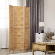 Paravento 3 Pannelli Pieghevole ¨C Minimal ¨C Bambus Naturale 120x170cm