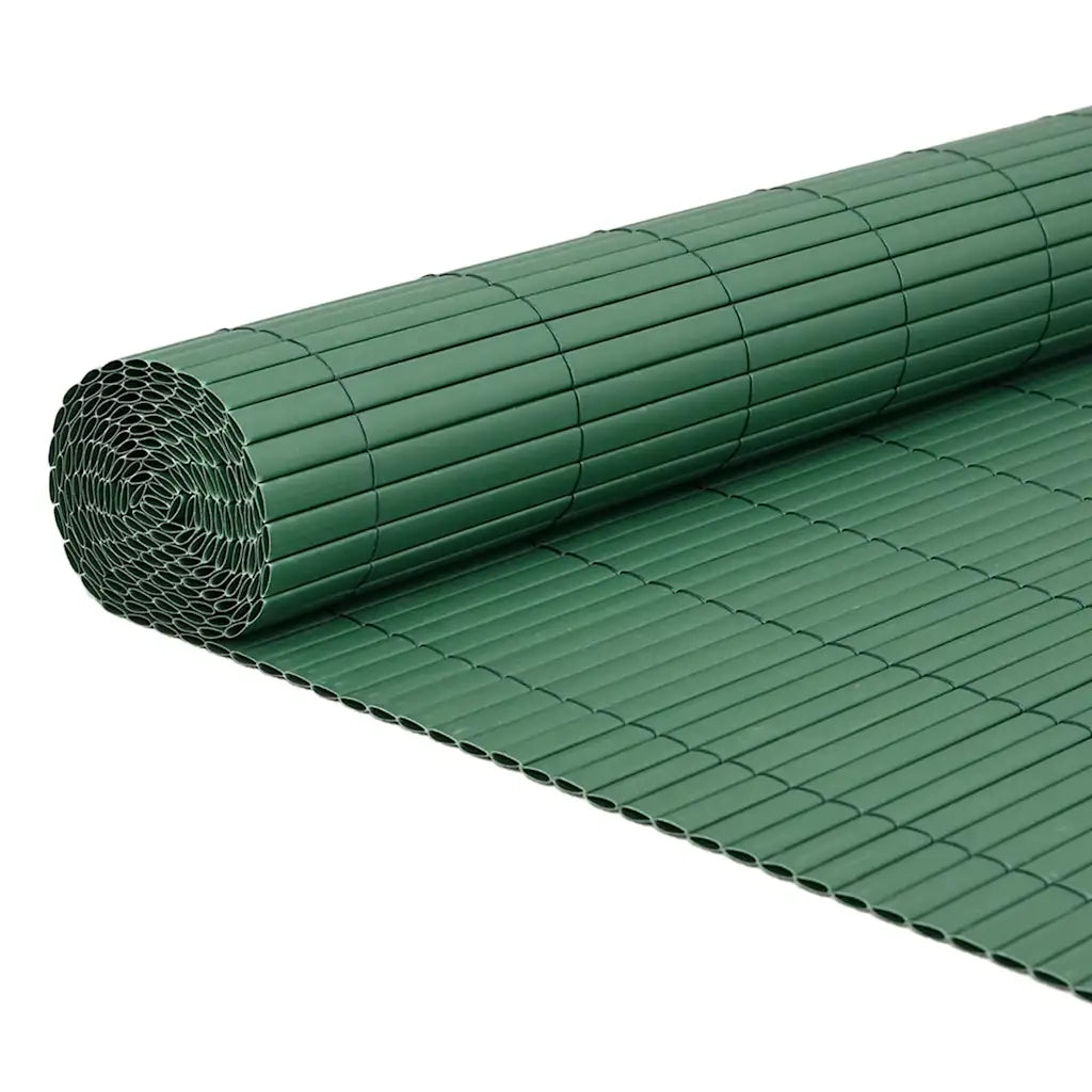 Recinzione da Giardino Bifacciale Verde 1,8x3 m in PVC 42002619