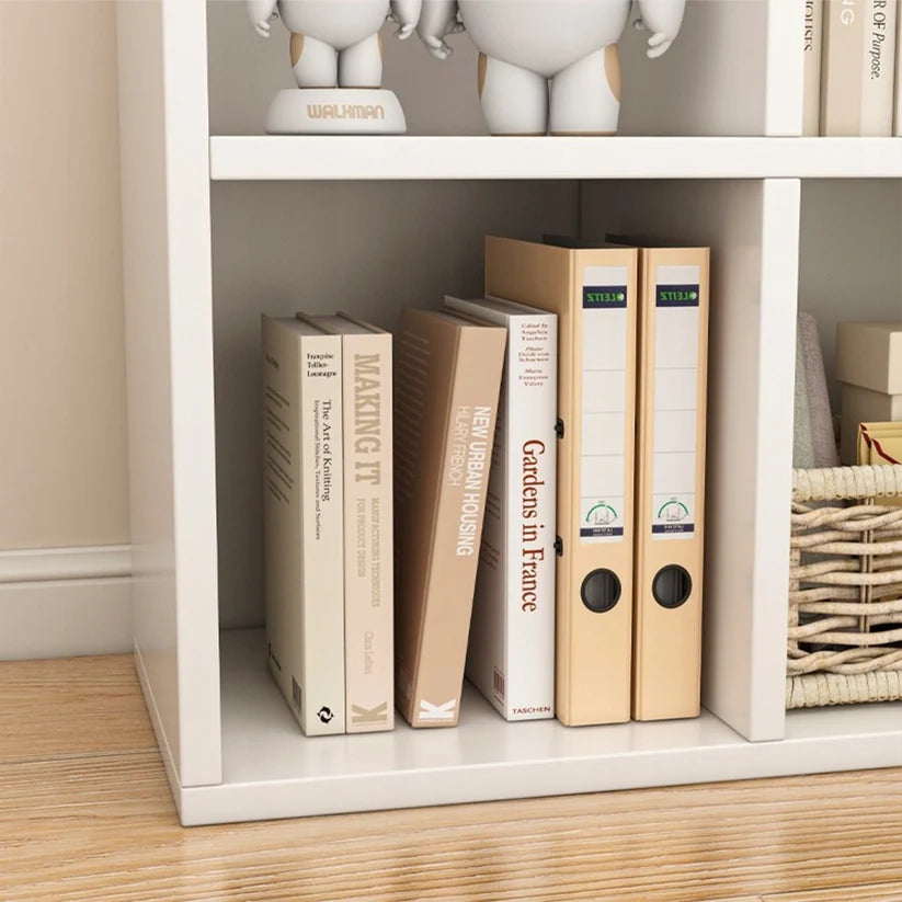 Libreria Bianca 90x30x60 cm Ideale per Ogni Ambiente