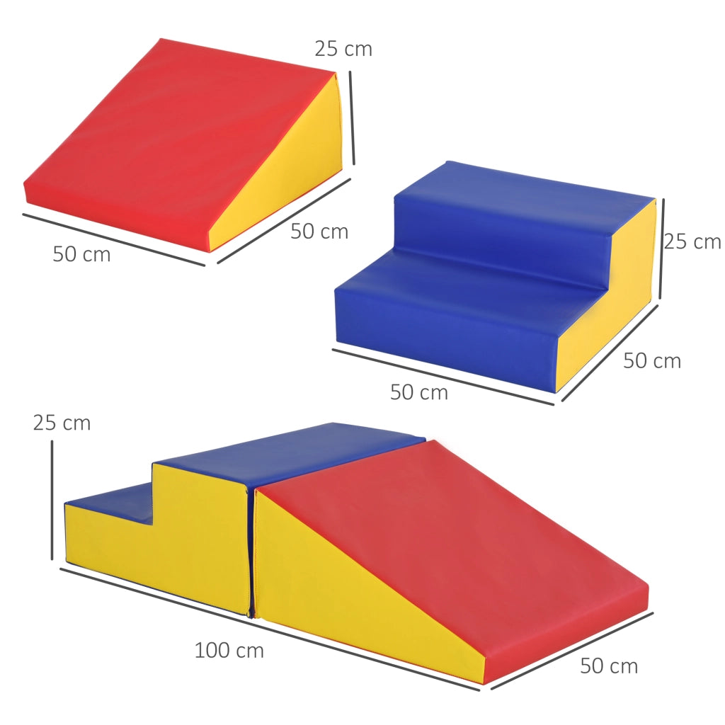 Set blocchi morbidi modulari per bambini ¨C Xylo ¨C schiuma 50x50x25 cm multicolore