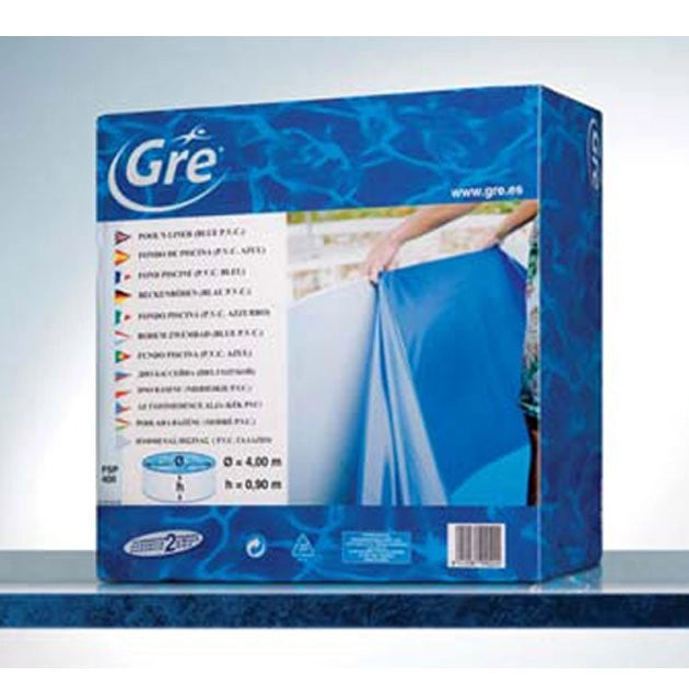 Liner Blu Per Piscine Tonde Gre  4,60 X H 1,20 M - Sistema Overlap Colore: Blu, Dimensione piscina: Ø 2.40 m