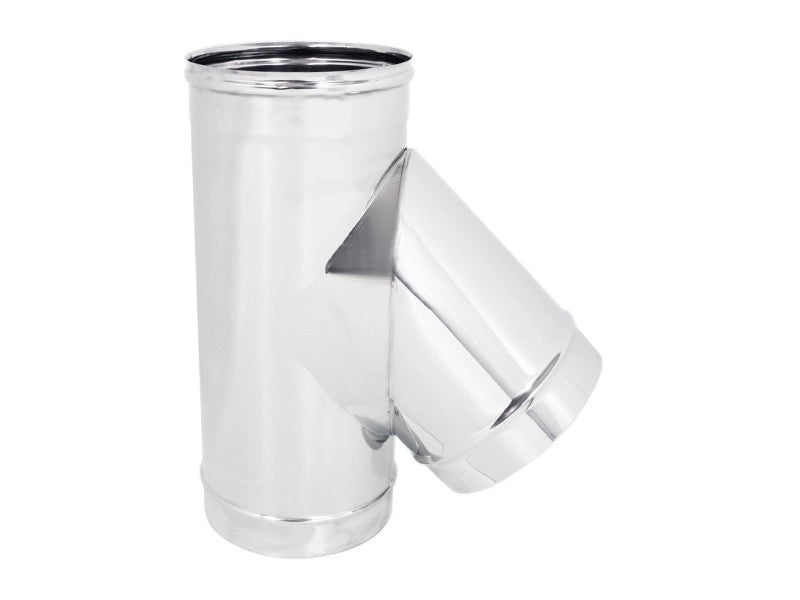 Canna Fumaria - Raccordo Braga 45° Monoparete  ACCIAIO INOX AISI 316  -Vari Diametri- ø120