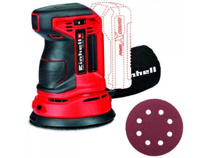 Levigatrice rotorbitale Einhell TE-RS 18 Li - Solo senza batteria e carica