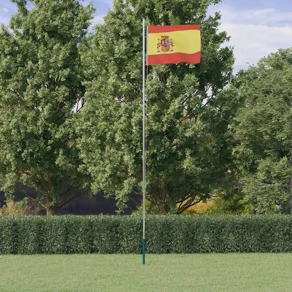 Asta e Bandiera Spagna 6,08 m Alluminio 3147108
