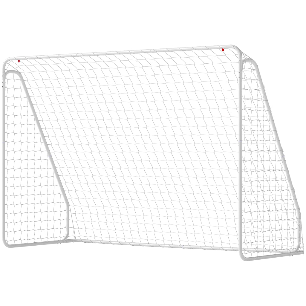 Porta da Calcio ¨C Xylo ¨C UV-resistente, robusto, ancoraggi a terra, bianco