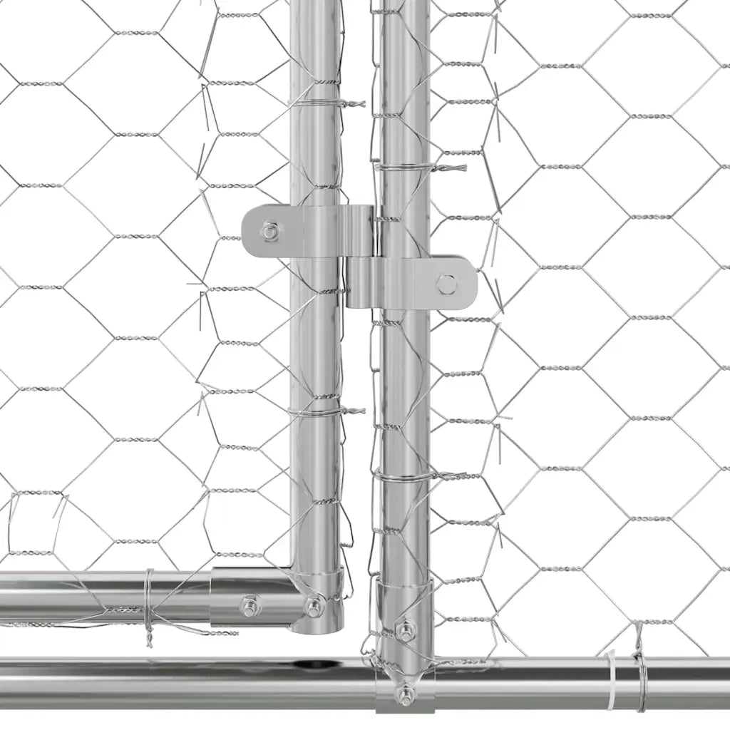 Cuccia per cani 3 pcs Argento 6 x 2 x 2 m Acciaio zincato 3368334
