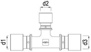 RAC EXPRESS TEE RID.26X26X20 - GEORGE FISCHER