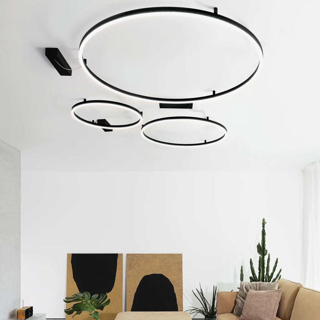 Plafoniera Oracle Led 53W Luce Calda 3000K Finitura Bianco Ideal Lux