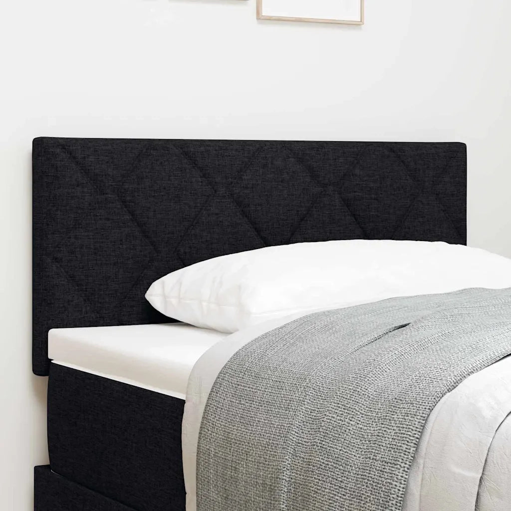 Testiera | Testata LED Nero 90 cm Tessuto