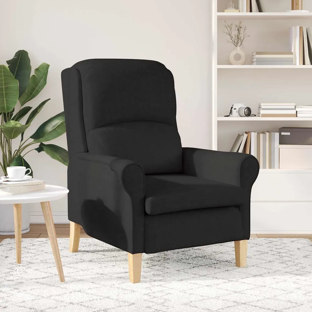 poltrona Nero 76 x 94 x 102 cm Tessuto