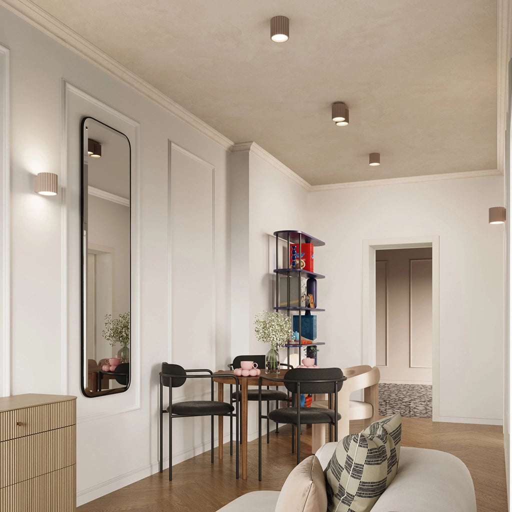 Lampada da soffitto AURA 1 taupe GU10